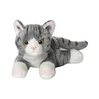 bearington lil' socks peluche chat tigré rayé gris 20,3 cm