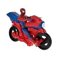 spider-man titan hero series figurine avec cycle power fx joue des sons et des phrases