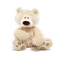 gund - 6055561 - peluche classique - jouet premier age - philbin ours beige 30 cm