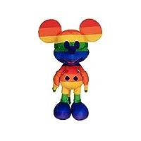 disney limited-edition rainbow mickey mouse plush