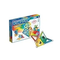 geomag classic 371 rainbow, constructions magnétiques et jeux educatifs, 72 pièces
