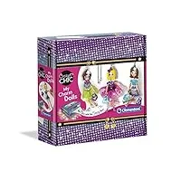 clementoni - 18587 - crazy chic - my charm dolls - coffret de bijoux pour filles - loisir créatif, 7 ans et plus - fabriqué en italie