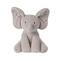baby gund peluche animée flappy l'éléphant gris 30,5 cm