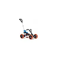 berg karting buzzy 2in1 nitro | aves une barre de poussée, kart à pédales, go-kart, siège réglable, pneus eva, kart à pédales pour enfant, vélo et véhicule pour enfants 2-5 ans, blue
