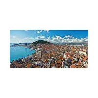 jw-mzpt adulte bois jigsaw puzzle, lieux célèbres du monde croate et sites pittoresques puzzle souvenirs,4000pieces