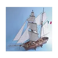 siourso maquettes de navires modèle de bateau maquette echelle 1/55 france maquette bateau classique kits le hussard 1848 voilier maquette bois