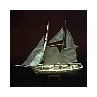 yz-yuan décorations de salon maquette de bateau maquette de bateau en bois kits de maquettes de bateau à l'échelle 1: 100 kits de bateau de voilier en bois à l'échelle 1: 100 modèle de bricolage pou