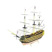 yz-yuan décorations maquette de voilier en bois voilier royal navy maquette de bateau adulte et enfants modèle de voilier décoration de voilier en bois décoration de la maison plage conception nauti