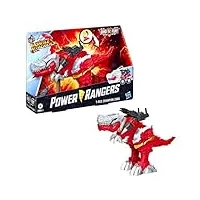 power ranger battle attackers dino fury zord champion tyrannosaure, figurine électronique, pour enfants, dès 4 ans