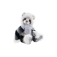 charlie bears - isla | ours en peluche plumo 2021 (édition limitée – 3000 pièces) – peluche panda de 44,5 cm