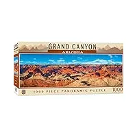 masterpieces puzzle de 1000 pièces pour adultes, famille ou enfants - grand canyon panoramique - 33 x 99 cm