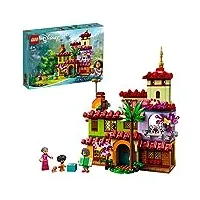 lego 43202 disney la maison madrigal, jouet de construction, avec mini-poupées, figurine capybara, cadeau noël filles et garçons dès 6 ans, film encanto