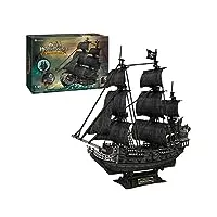 puzzle 3d maquette bateau pirate black pearl - maquette bateau a construire enfant | construction adulte | maquette bateau | puzzles 3d | 328 pièces