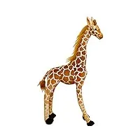 hengqiyuan peluche de peluche mignonne pour enfants, grand jouet câlin de girafe, peluche de girafe ultra douce avec des jambes flexibles pour être assis et debout, le cadeau parfait,120cm