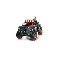 dickie toys - voiture jouet ford raptor (25 cm) pour downhill racing action - véhicule tout-terrain à roue libre avec figurine et vélo de trail - pour enfants à partir de 3 ans