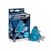 bepuzzled puzzle en cristal 3d original tortues 3 dimensions pour puzzles et collectionneurs à partir de 12 ans bleu