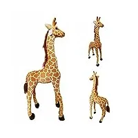 bombomfun girafe en peluche de 101,6 cm - grand support - peluche en peluche - cadeau pour enfant - décoration de chambre d'enfant (338001-018)