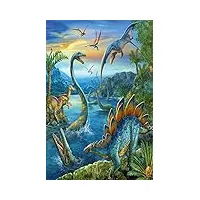 4000 pièces puzzle animal en bois dinosaure-ptérodactyle décompression jouet enfant cadeau populaire salon décoration peinture
