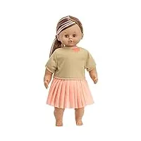 lundby grande poupée parlante douce — poupée victoria cheveux foncés — jouets éducatifs — 24 phrases en 6 langues — poupées pour filles et garçons — poupée de 45 cm — À partir de 3 ans