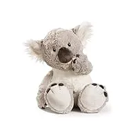 nici 25 cm – peluches filles, garçons et bébés – jouets doux koalas pour jouer, à câliner et à collectionner douillets – doudou animal – idée cadeau enfants, 48391, gris