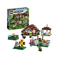 lego 21190 minecraft le village abandonné: jouet de construction minecraft avec maison, figurine zombie et animaux, jeu de construction, cadeau pour enfants, filles et garçons dès 8 ans