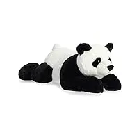 aurora® adorable super flopsie™ panda en peluche – facilité ludique – compagnons intemporels – noir 71,1 cm