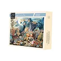 puzzle michèle wilson - vie de l'océan de sommerville - bois - a1032-650