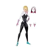 marvel legends series spider-man : across the spider-verse spider-gwen figurine de 15,2 cm, 4 accessoires
