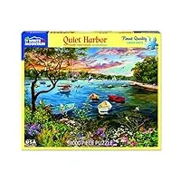 white mountain puzzles quiet harbor, 1000 piece jigsaw puzzle