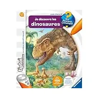 ravensburger- tiptoi®- livre interactif- je découvre les dinosaures - jeu éducatif électronique, sans écran - dès 4 ans - version française - 00145