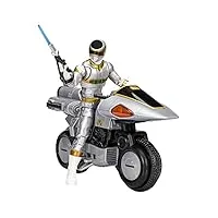 power rangers lightning collection in space silver ranger figurine d'action (15 cm), f8206, multicolore