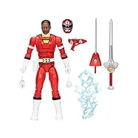 power rangers lightning collection turbo red ranger figurine de collection de 15,2 cm avec accessoires, pour enfants à partir de 4 ans