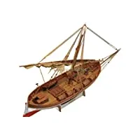 siourso modèle de bateau sacle 1/48 maquette de voilier ancien classique : méditerranée leudo 1800-1900 maquette bateau en bois