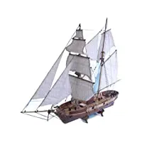 maquettes de navires 1/55 le hussard 1848 maquette de voilier classique en bois