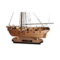 maquettes de navires nouvelle version 1/64 kits de maquettes en bois de voilier hm latu 1830 kit de maquette de bateau