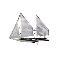 kits de modélisme de bateaux kit de maquette en bois de voilier hobby: sacle 1/24 "sharpie" 1870 maquette de bateau shappie