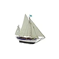 siourso kits de modélisme de bateaux spray boston voilier echelle 1/30 666 mm bois maquette bateau