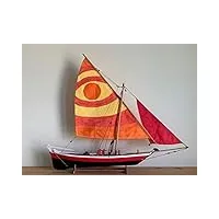 siourso maquettes de navires kit d'assemblage de modèle de voilier 1:50 felucca1887 kits de construction de modèle de voilier