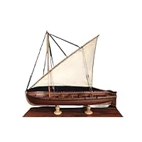 siourso maquettes de bateaux en bois kit d'assemblage de modèle de voilier 1:35 kits de construction de modèle de canot de sauvetage