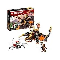 lego ninjago 71782 le dragon de terre de cole – Évolution, jouet pour garçons et filles, figurine Évolutive avec scorpion squelette et 2 minifigurines