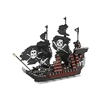 koaey blocs de construction bateau pirate, jeu de construction de bateau pirate non compatible avec lego, 3633 pièces