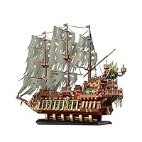 koaey blocs de construction bateau pirate, jeu de construction de bateau pirate compatible avec lego, 3653 pièces