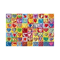 aykut puzzle adulte 6000 pièces en matériau recyclable de qualité cœur et puzzle imprimé clair