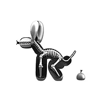 mighty jaxx figurine du chien popek en ballon disséqué | par whatshisname et jason freeny | figurine de collection | objets de collection d'art en vinyle
