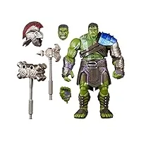 hasbro marvel series, gladiator hulk de 15 cm de thor: ragnarok, figurines marvels legends, f70545s0, multicolore