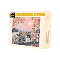 puzzle michèle wilson - ciel rose en hiver de delacroix - bois - a1035-750