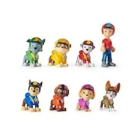 paw patrol - pat patrouille - coffret cadeau 8 figurines jungle pups - figurine pat patrouille À collectionner - pat patrouille jouet - cadeau enfant 3 ans et + - jouet enfant 3 ans et +