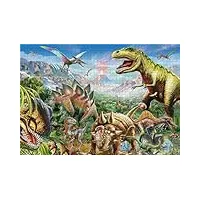 puzzle de 2000 pièces pour adultes et adolescents, jeu de puzzle difficile en forme de dinosaures, cadeau amusant et stimulant, jeu anti-stress, 70,1 cm (l) x 100,1 cm (l)