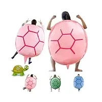 peluche carapace tortue,cuddles turtle pillow turtle power shell,costume drôle de carapace de tortue,oreiller de tortue géante,oreiller portable en forme de tortue,oreiller de dos de tortue