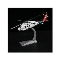welsaa maquettes d'avion déco hélicoptère d'ambulance aérienne uh60, Échelle 1/72, modèle militaire, avion de chasse de l'armée, avion (couleur : une)